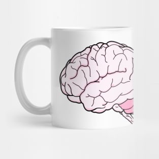 Colorful Brain Line Art small Mug